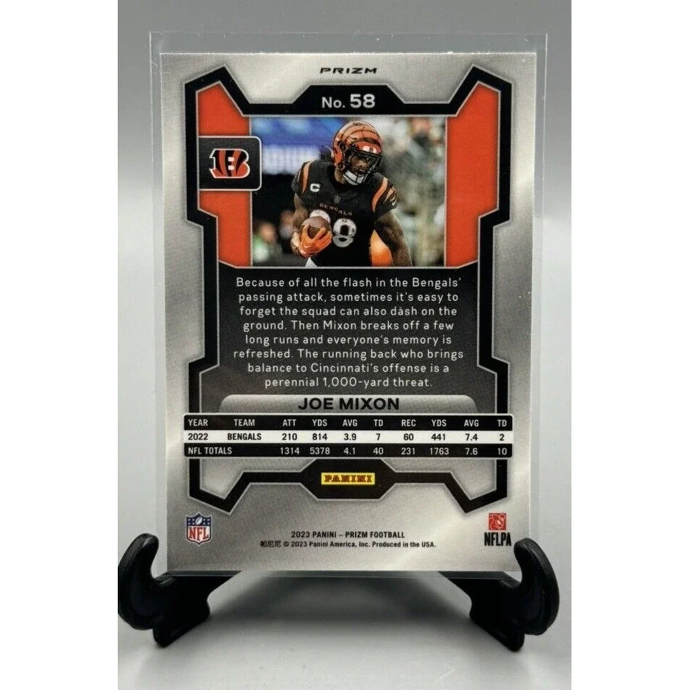2023 Panini Prizm Green Prizm Joe Mixon Cincinnati‎ Bengals